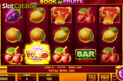 Οθόνη4. Book Of Fruits (Amatic Industries) Κουλοχέρης 