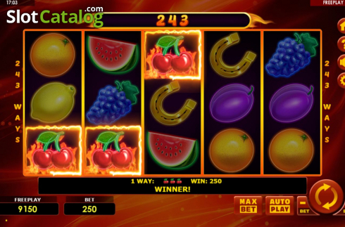 Οθόνη3. All Ways Hot Fruits Κουλοχέρης
