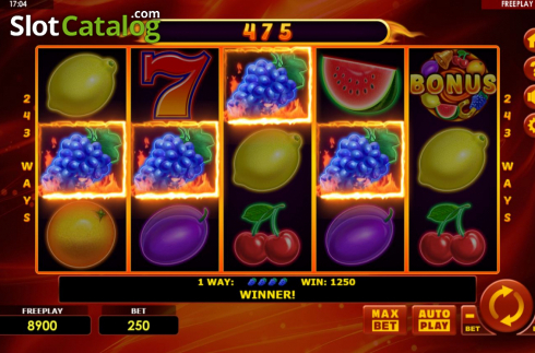Οθόνη5. All Ways Hot Fruits Κουλοχέρης