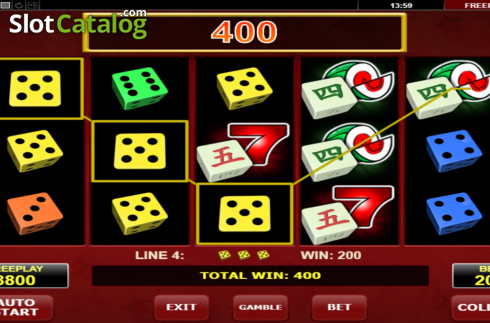 Οθόνη3. Hot Scatter Dice Κουλοχέρης
