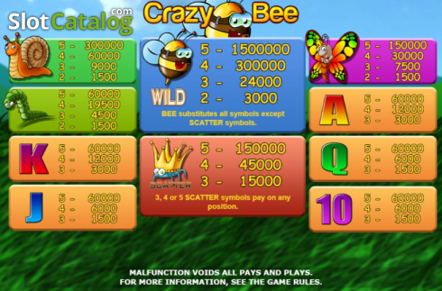 Οθόνη6. Crazy Bee Κουλοχέρης