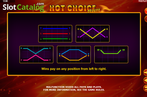 Οθόνη7. Hot Choice Deluxe Κουλοχέρης