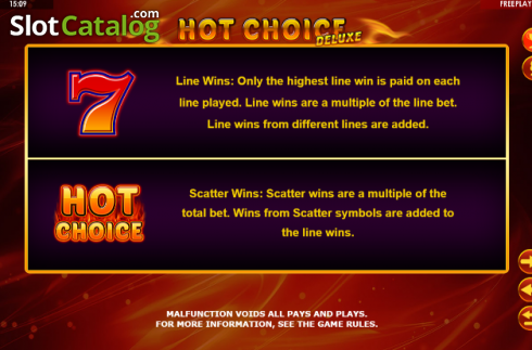Οθόνη8. Hot Choice Deluxe Κουλοχέρης