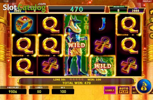 Οθόνη6. Lucky Egypt Κουλοχέρης