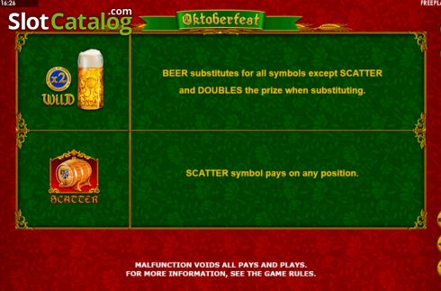 Οθόνη7. Oktoberfest (Amatic Industries) Κουλοχέρης 