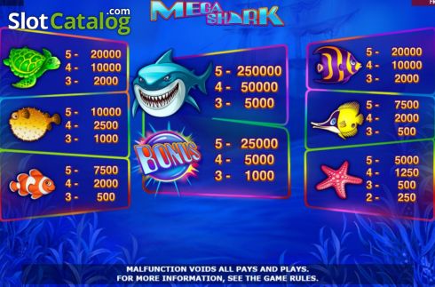 Οθόνη8. Mega Shark Κουλοχέρης