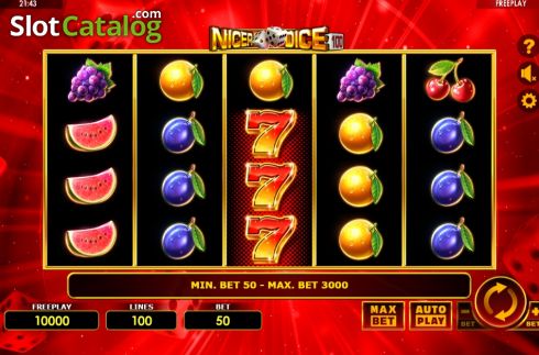 Οθόνη2. Nicer Dice 100 Κουλοχέρης