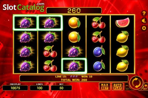 Οθόνη4. Nicer Dice 100 Κουλοχέρης