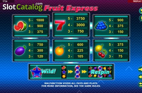 Οθόνη6. Fruit Express (Amatic Industries) Κουλοχέρης