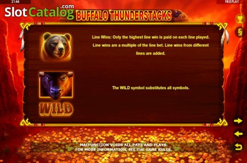 Οθόνη8. Buffalo Thunderstacks Κουλοχέρης