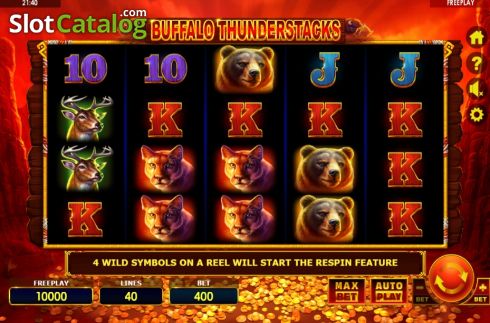 Οθόνη2. Buffalo Thunderstacks Κουλοχέρης