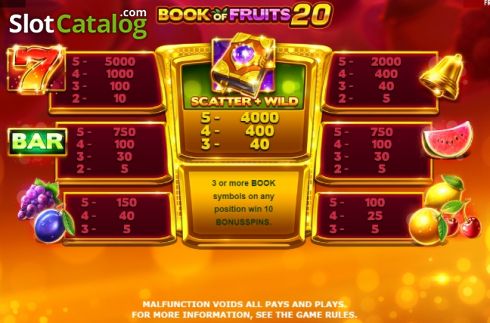 Οθόνη6. Book of Fruits 20 Κουλοχέρης
