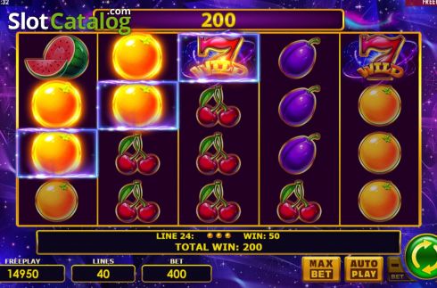 Οθόνη7. Fiery Fruits Κουλοχέρης