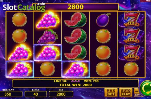 Οθόνη8. Fiery Fruits Κουλοχέρης