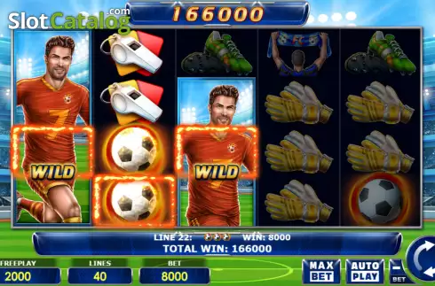Οθόνη3. Hot Soccer Κουλοχέρης