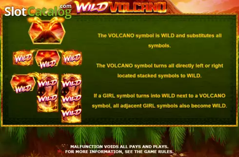 Οθόνη5. Wild Volcano (Amatic Industries) Κουλοχέρης