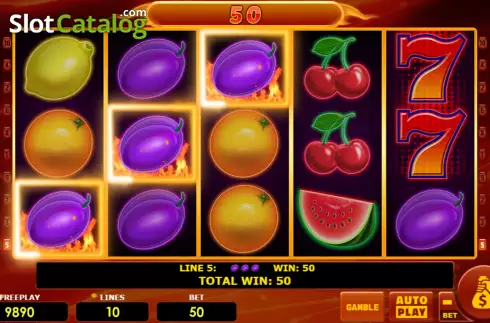 Οθόνη3. Hot Fruits 10 Κουλοχέρης 