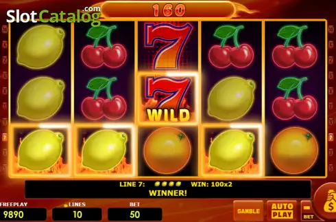 Οθόνη4. Hot Fruits 10 Κουλοχέρης 