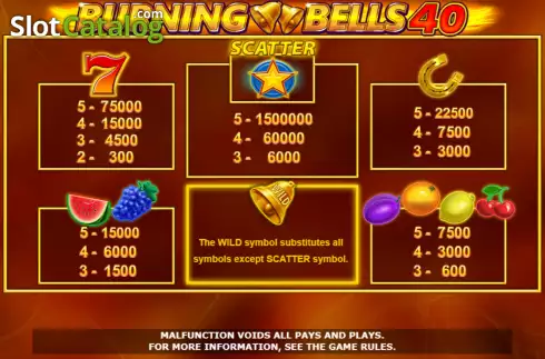 Οθόνη6. Burning Bells 40 Κουλοχέρης