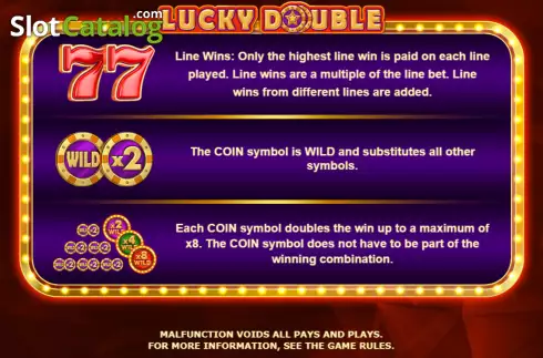 Οθόνη6. Lucky Double (Amatic Industries) Κουλοχέρης