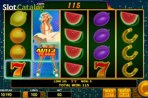 Οθόνη4. Lady Pin-Ups 100 Κουλοχέρης