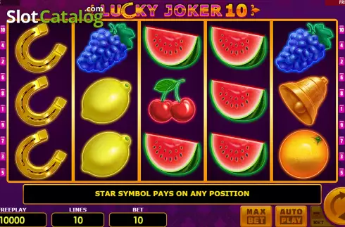 Οθόνη3. Lucky Joker 10 Κουλοχέρης