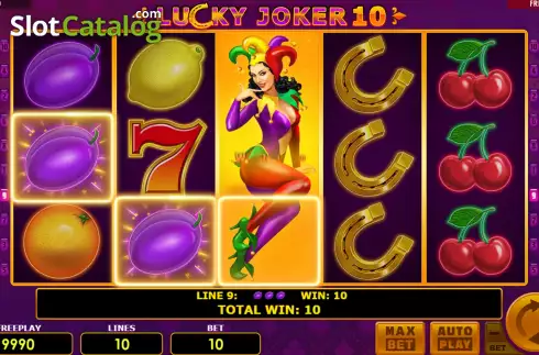 Οθόνη5. Lucky Joker 10 Κουλοχέρης