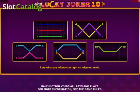 Οθόνη9. Lucky Joker 10 Κουλοχέρης