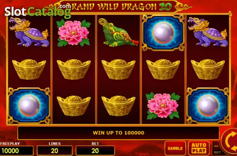 Οθόνη2. Grand Wild Dragon 20 Κουλοχέρης 