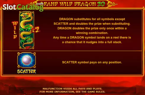 Οθόνη6. Grand Wild Dragon 20 Κουλοχέρης 