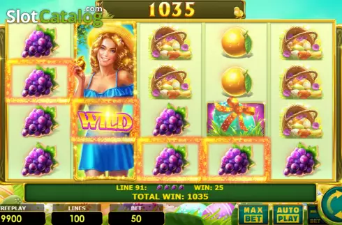 Οθόνη6. Lady Fruits 100 Easter Κουλοχέρης