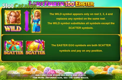 Οθόνη8. Lady Fruits 100 Easter Κουλοχέρης