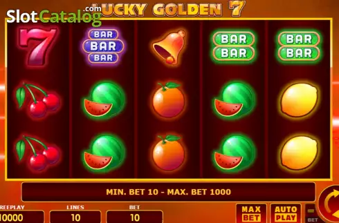 Οθόνη2. Lucky Golden 7s Κουλοχέρης