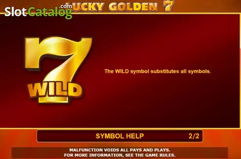 Οθόνη9. Lucky Golden 7s Κουλοχέρης