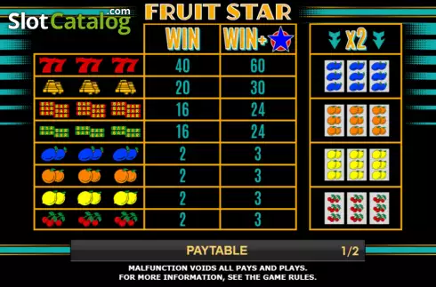 Οθόνη5. Fruit Star Κουλοχέρης 