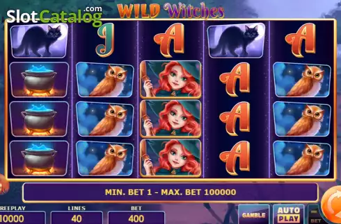 Οθόνη2. Wild Witches (Amatic Industries) Κουλοχέρης