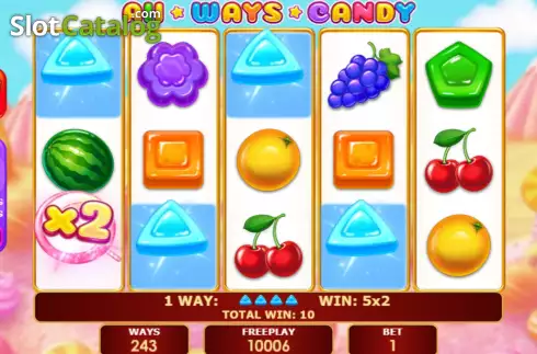 Οθόνη4. All Ways Candy Κουλοχέρης