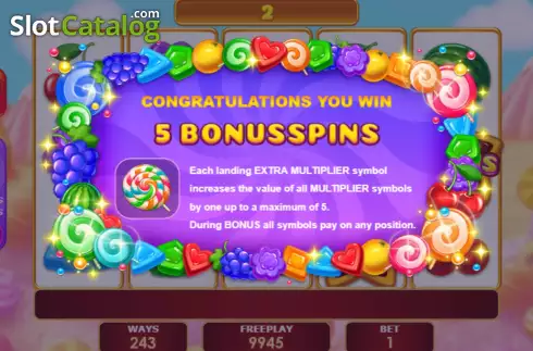 Οθόνη5. All Ways Candy Κουλοχέρης