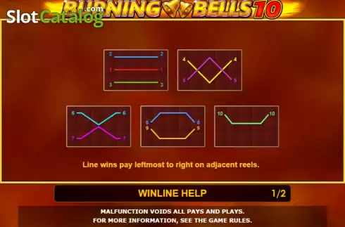 Οθόνη7. Burning Bells 10 Κουλοχέρης 