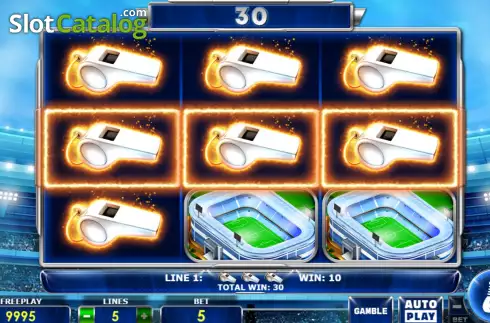 Οθόνη4. Hot Football Κουλοχέρης