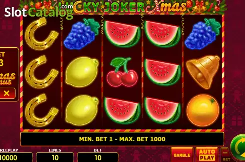 Οθόνη2. Lucky Joker Xmas Κουλοχέρης