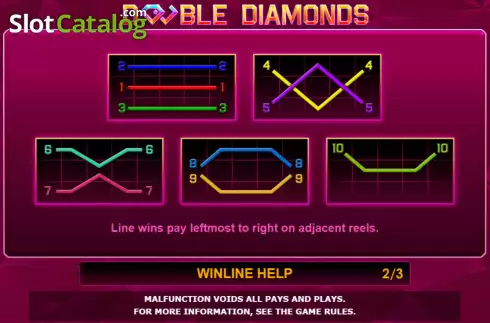 Οθόνη6. Double Diamonds Κουλοχέρης
