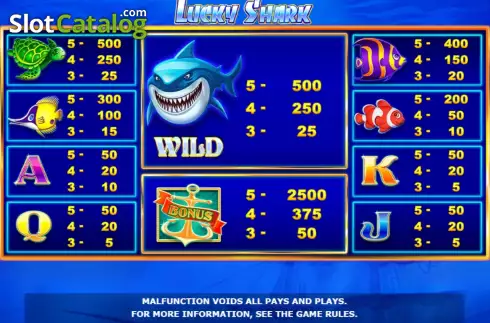 Οθόνη5. Lucky Shark Κουλοχέρης