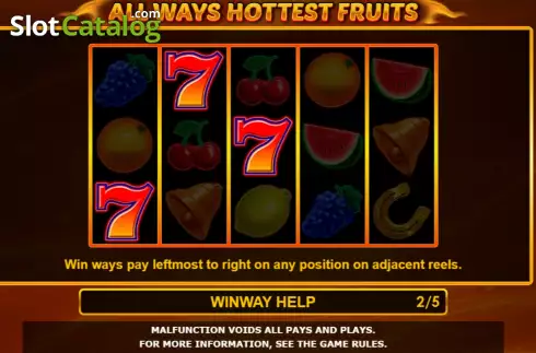 Οθόνη6. All Ways Hottest Fruits Κουλοχέρης