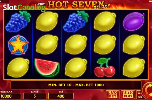 Οθόνη2. Hot Seven Deluxe Κουλοχέρης