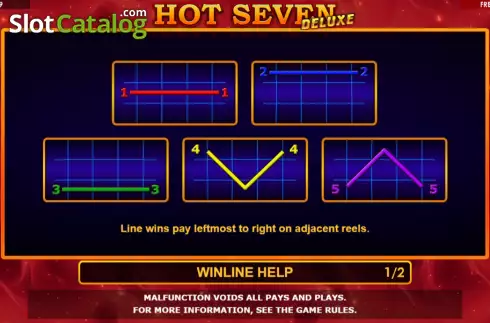 Οθόνη7. Hot Seven Deluxe Κουλοχέρης