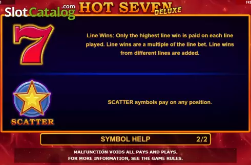 Οθόνη6. Hot Seven Deluxe Κουλοχέρης
