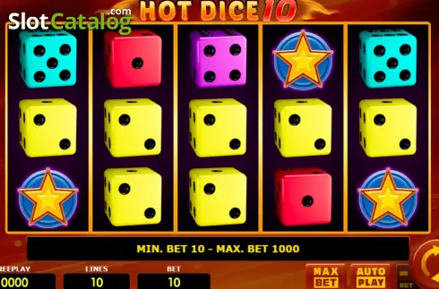 Οθόνη2. Hot Dice 10 (Amatic Industries) Κουλοχέρης