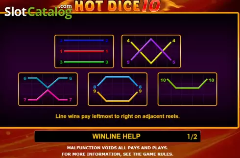 Οθόνη7. Hot Dice 10 (Amatic Industries) Κουλοχέρης