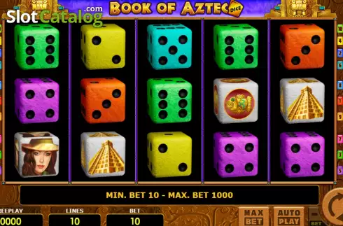 Οθόνη2. Book of Aztec Dice Κουλοχέρης